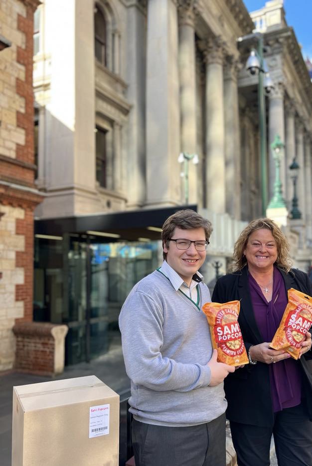 Sam is the face behind <a href="/Sams_Popcorn/">Sam's Popcorn</a>  .  

Sam is quite the entrepreneur and I am delighted to have his popcorn in my gift baskets which I donate to local Hurtle Vale fundraisers.

#BuyLocal
#Popcorn
#Community
#HurtleVale