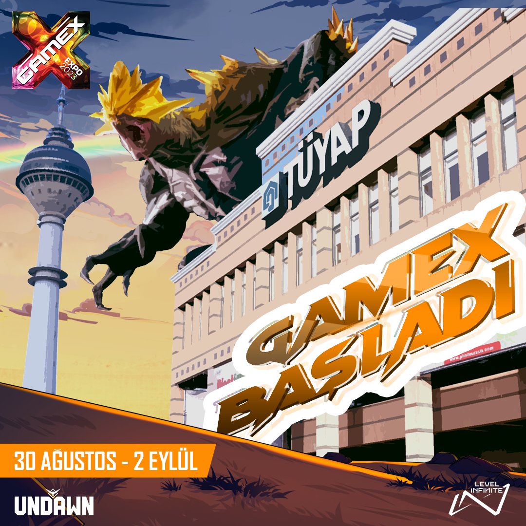 Undawn'ın devasa açık dünyasını Gamex'te keşfet! Özel etkinliklerimiz ve zombilerimizle sizleri Undawn deneyim alanında bekliyor olacağız!

#undawntr #mobiloyun #pcoyunu #aksiyon #yenioyun
