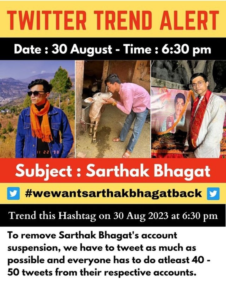 houstonrajput's tweet photo. #wewantsarthakbhagatback #instagram @instagram #sarthakbhagat @sarthakbhagat45 https://t.co/OorxqGKBDA
