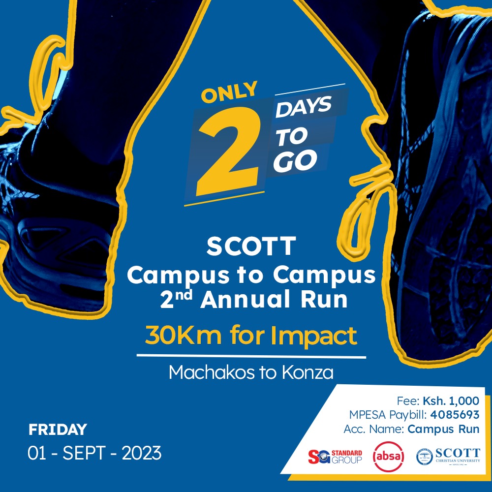ScottUni's tweet photo. Are you excited like we are??  Just two days to go!!

Register now here https://t.co/HdGhU4S7VE and be part of this amazing adventure.

#wearescott #campustocampus #marathon https://t.co/aAvX4HdB1F