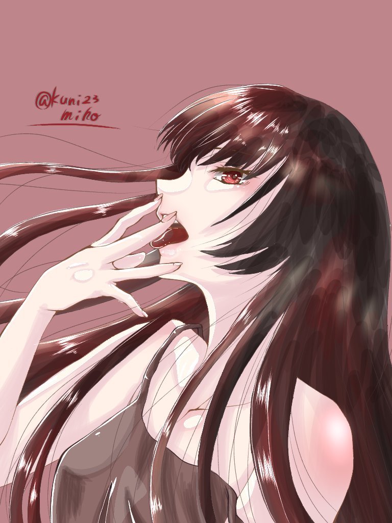 「感謝ちゃん。背景有り無しで。#倭国イラスト部 #きものくらぶ 」|ミークン🐧👯‍♀️のイラスト