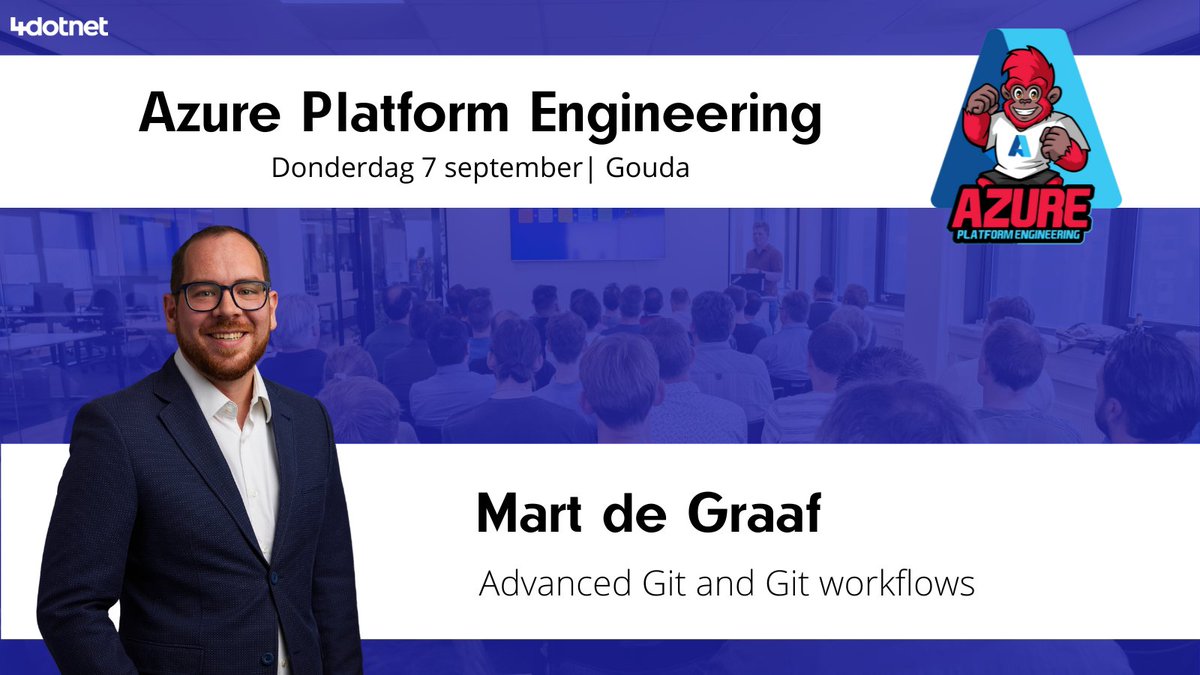 Gaaf om te zien hoe onze developers hun kennis delen. Collega <a href="/martdegraaf/">Mart de Graaf</a> (Lead Developer) vertelt je tijdens Azure Platform Engineering meer over Git met zijn sessie ‘Advanced Git and Git workflows’. 

Wil je dit niet missen? Meld je dan nu aan via: bit.ly/3QZFtwB.
