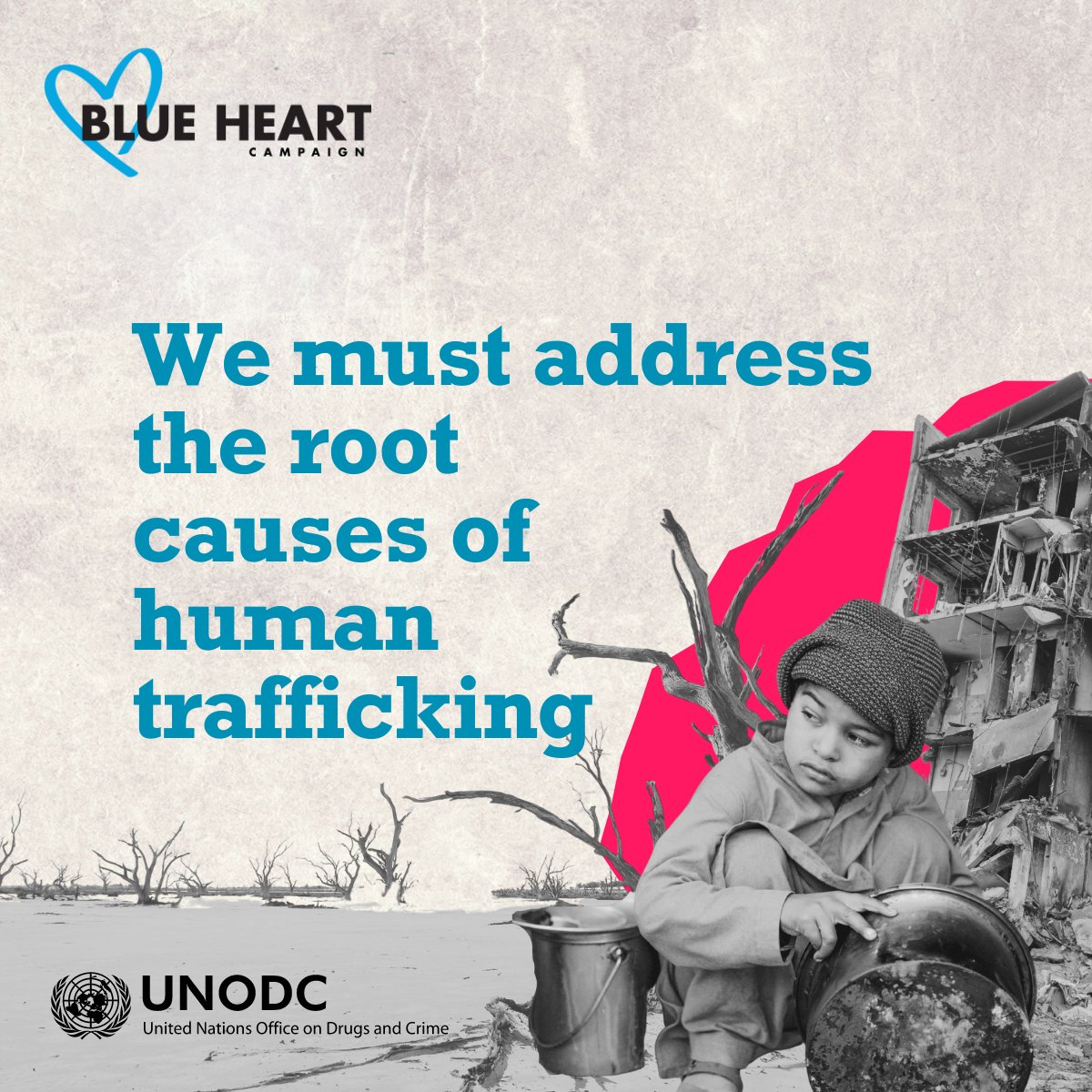Traffickers target people who ▫️lack legal status ▫️live in poverty ▫️lack access to education, healthcare, decent work ▫️face discrimination, violence, abuse ▫️come from marginalized communities We must address the root causes of human trafficking. #EndHumanTrafficking