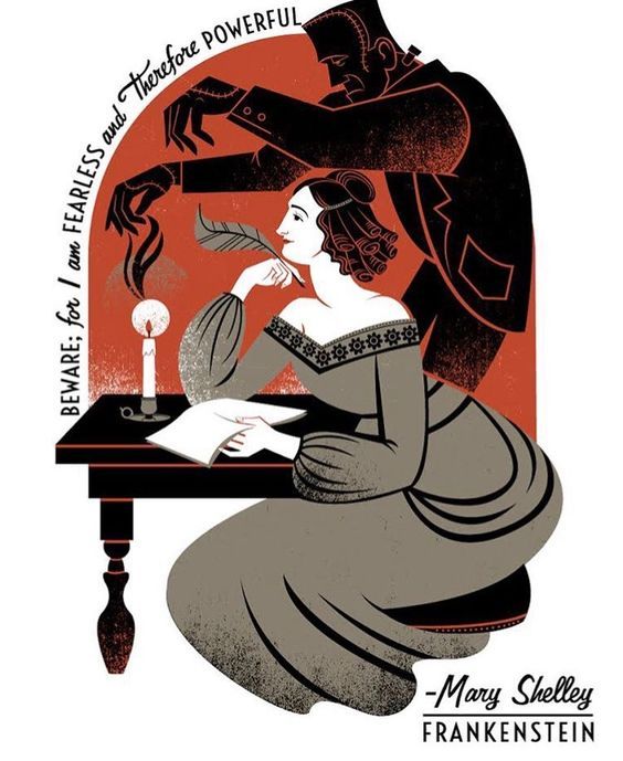 casadellibro's tweet photo. #TalDíaComoHoy, de 1797, nacía Mary Shelley, creadora de obras como 'Frankenstein' (1818). 

Fue considerada la iniciadora de las novelas de ciencia ficción desafiando todas las trabas de la época siendo mujer y publicando sus obras en el anonimato. https://t.co/xfYAN8Etkt