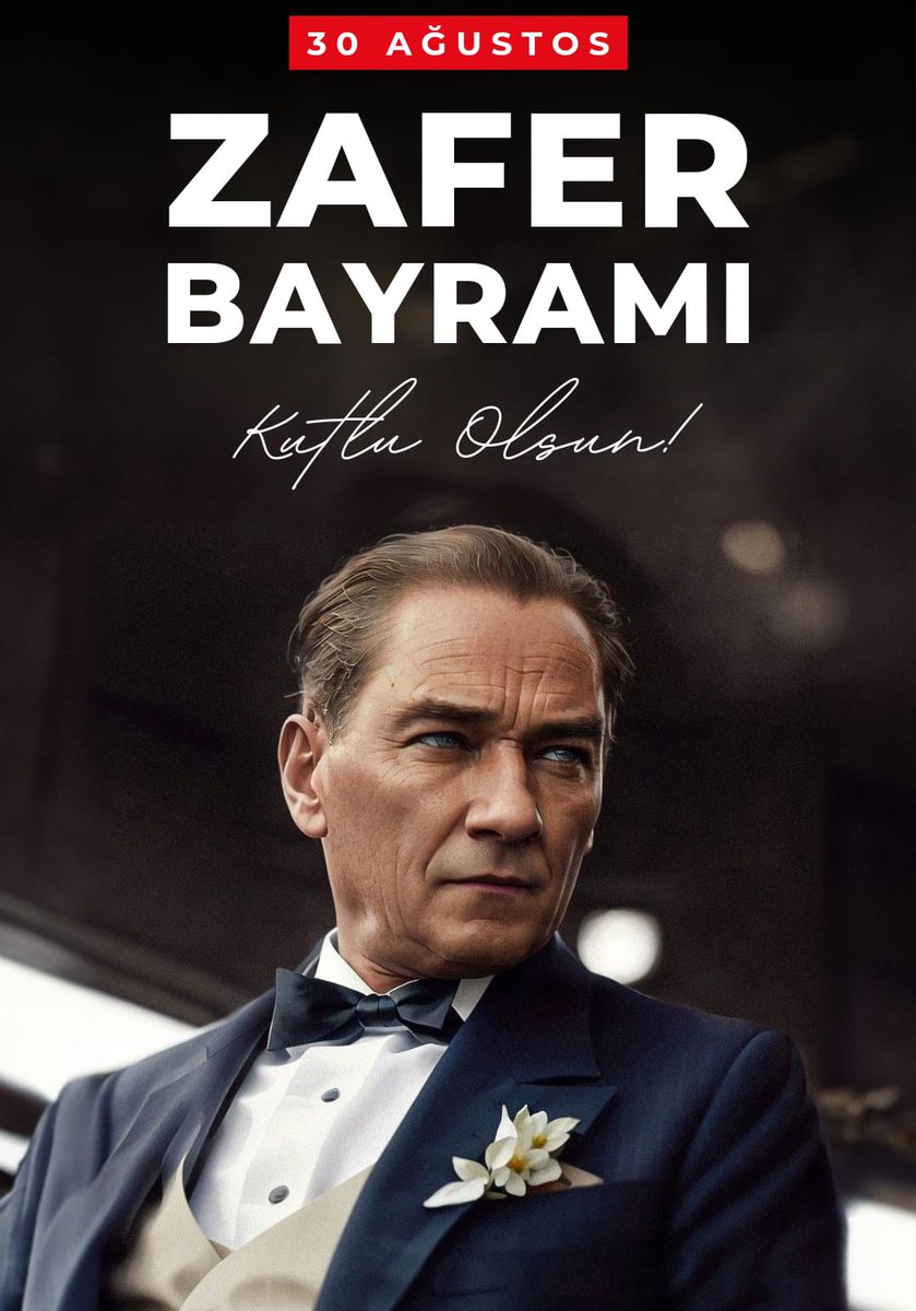 malisube24's tweet photo. Bağımsızlığımızı borçlu olduğumuz başta Başkomutan Gazi Mustafa Kemal Atatürk olmak üzere bu kutlu zaferin tüm kahramanlarına saygı ve minnetle.. 
30 Ağustos Zafer Bayramımız Kutlu Olsun! https://t.co/A96jrmLz5g