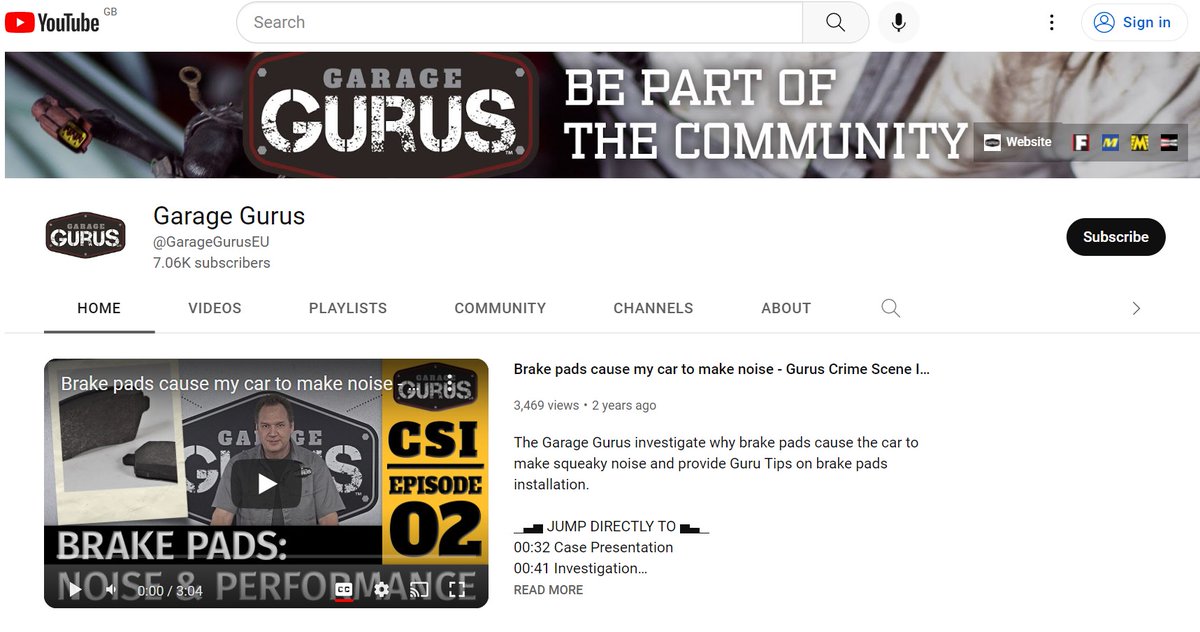 GarageGurus_EU's tweet photo. Automotive #WednesdayWisdom is so easy to access via our #Youtube channel. You'll find 100s of videos in several languages, all designed to make life easier for #mechanics #garages and those working in the #aftermarket. Check it out: https://t.co/BoAmF3ckrp #training #GarageGurus https://t.co/3UnNlhOas3