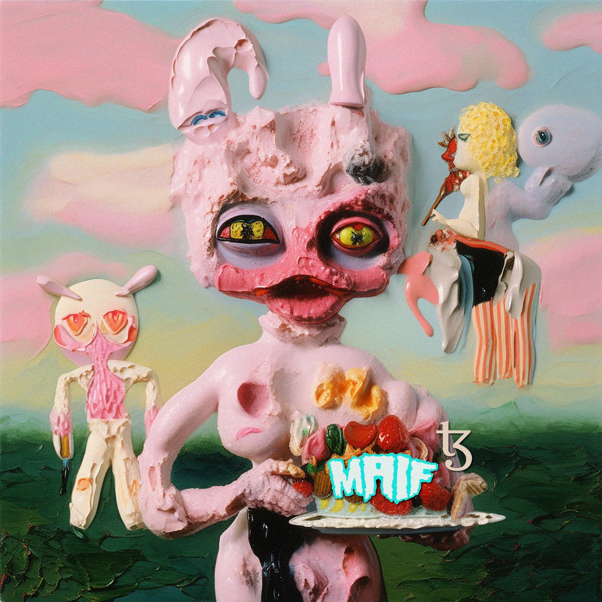 gm. this is my week to curate for the <a href="/MAIFMAIFMAIF/">MAIF</a> Art Fund. this is my first shill thread ever! 👽🤌💘💎

every week the fund collects 100 tez worth of work from emerging AI artists for the MAIF permanent collection

shill best AI assisted art, use #crush4maif  ↓🧠🔗↓