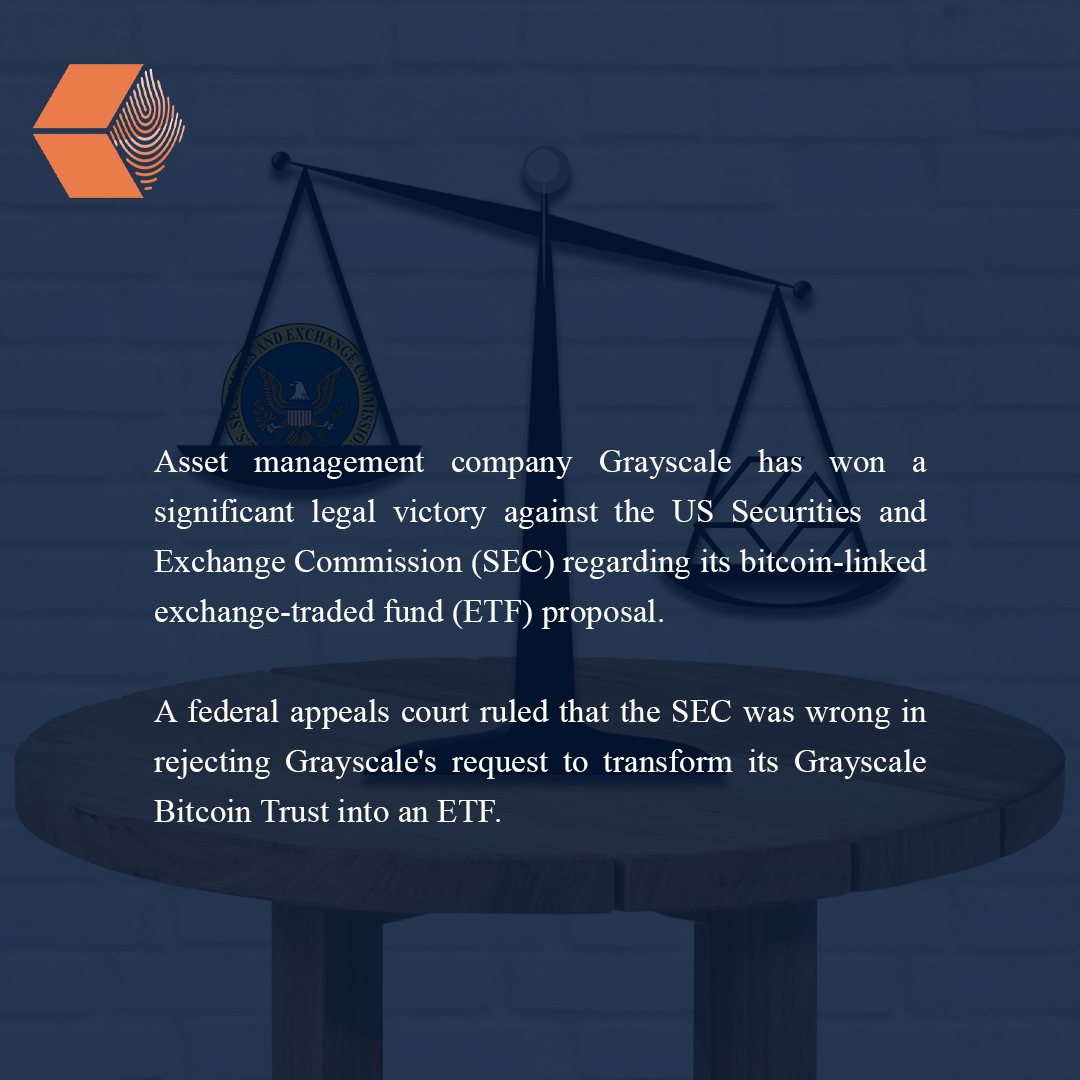 unlockbc's tweet photo. #Grayscale's victory on #SEC speeds up #bitcoinETF plans, leading to a 6% #price jump.
Calls to change the #SECleader shake up how #cryptocurrencies are controlled. https://t.co/DvOHBb0ZuI
