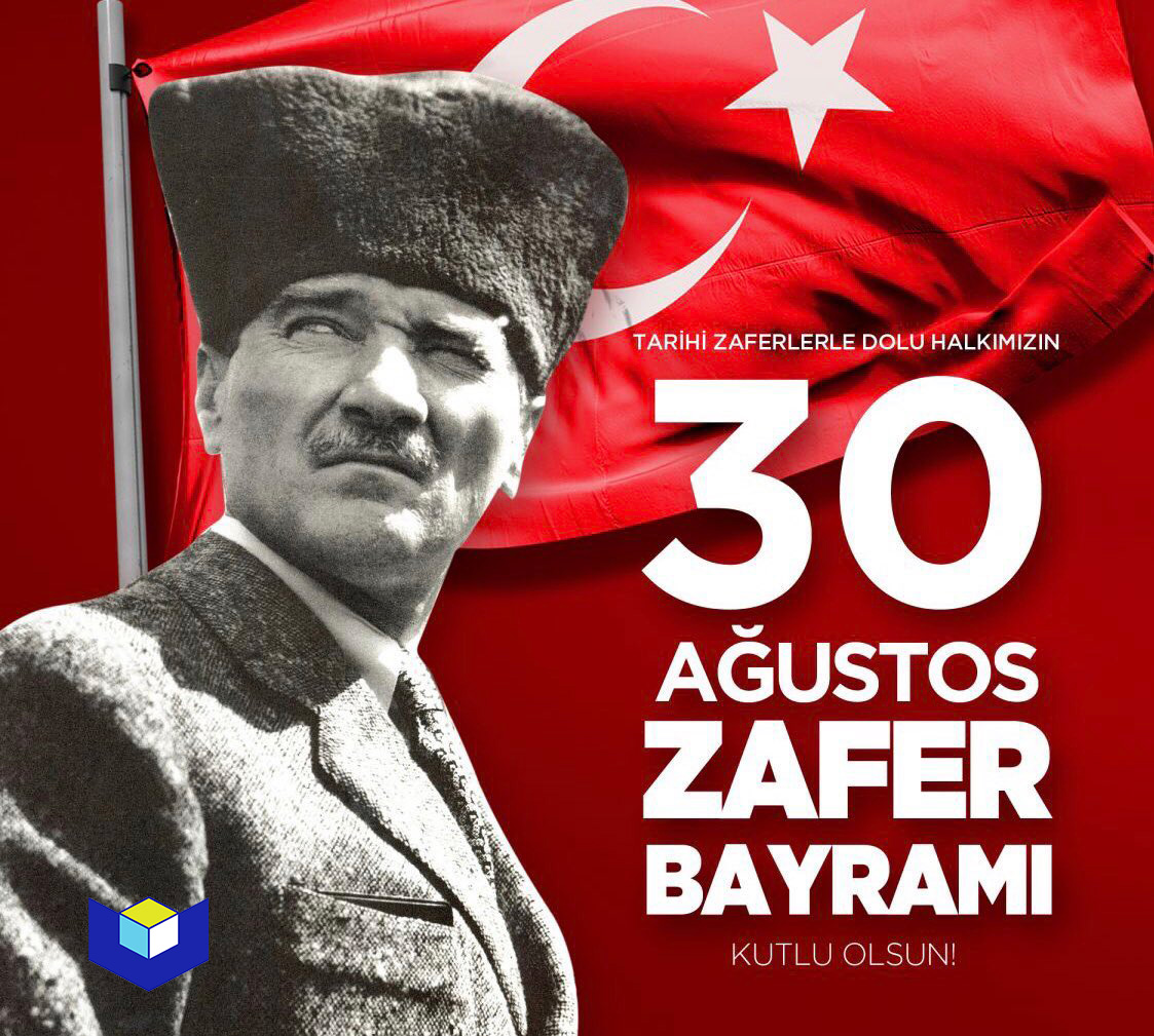 🔗🇹🇷 30 Ağustos Zafer Bayramı Kutlu Olsun! 

Tıpkı blockchain'in özgür ve değiştirilemez yapısı gibi, bugün de bağımsızlık ve özgürlük için verilen mücadelenin zaferini hatırlıyoruz. 

Ulu Önder Mustafa Kemal Atatürk'ü saygıyla anıyoruz...