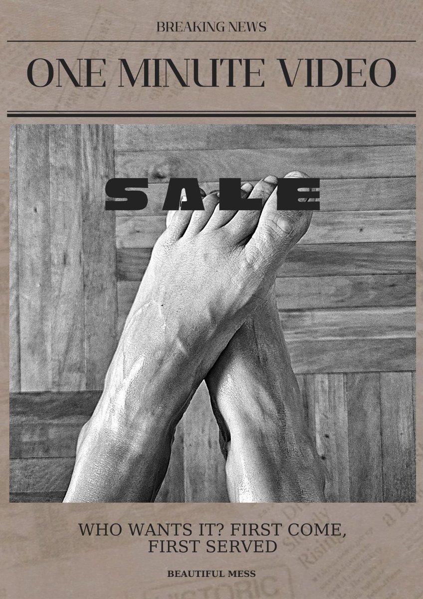 BeautyMess1207's tweet photo. ‼️‼️✨️ Breaking news! I have a 1 minute video oiling my feet FOR SALE! First come, first served ✨️‼️🔞

#feet #feetmodels #instafeetlover #feet_lover #feetfethish #feetfinder #feetcontent #feetpicsforsales #feetpic https://t.co/yo01Z4NvdA