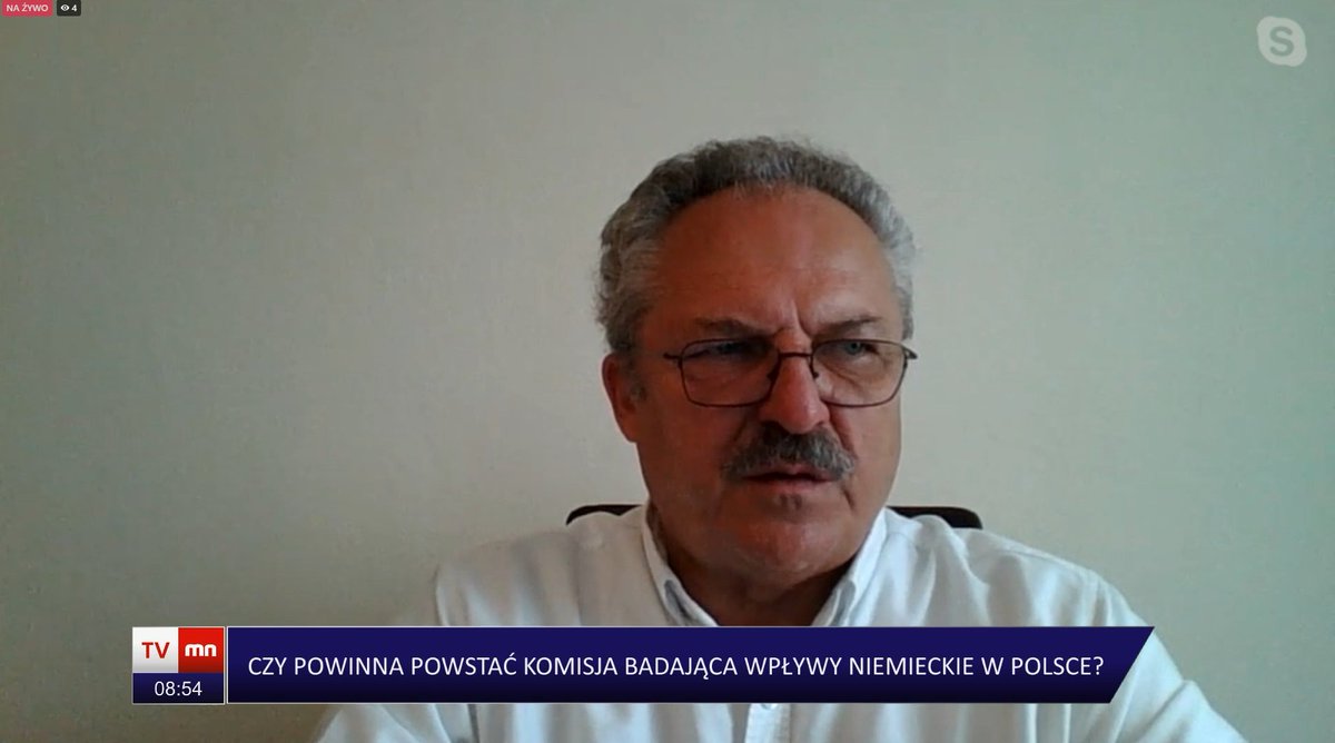 .@jakubiak_marek w TVMN o komisji ds. badania wpływów rosyjski: 'Ta komisja powinna być rozszerzona o wpływy również niemieckie. To, że jesteśmy w UE w ogóle nie przekreśla faktu, że jesteśmy indoktrynowani przez służby niemieckie'