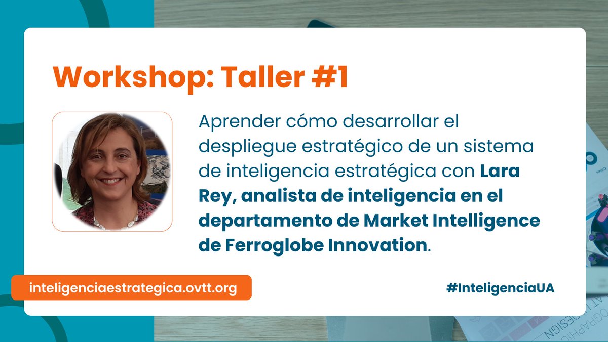 OVTT's tweet photo. 🏛️ @interneteando impartirá el taller Despliegue estratégico del Sistema d Inteligencia Estratégica en el #workshop de #InteligenciaUA: https://t.co/pjWLeroVYh ¡matrícula abierta! #vtic #estrategia #transformaciondigital #imasd #osint #inteligencia #innovacion #empresas #startups https://t.co/SXpftquCc0