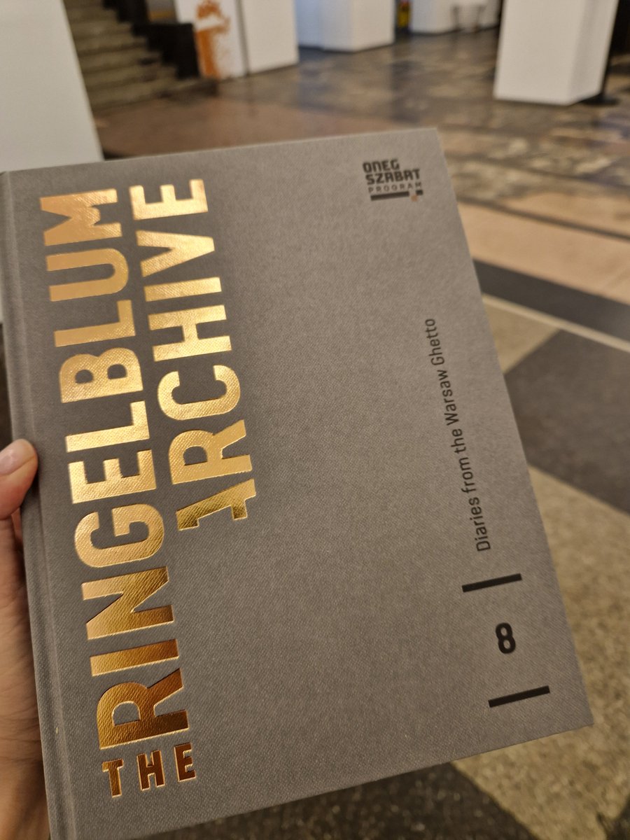 It's here! Volume 8 of the Ringelblum Archive English Edition: Diaries from the Warsaw Ghetto.