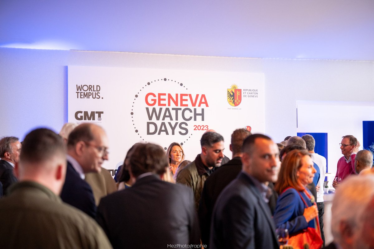 ccig1865's tweet photo. ⌚️Retour sur l'inauguration hier des Geneva Watch Days, en présence de @DBachmann_ge, pour cette 4ème édition. La #CCIG est heureuse d'être partenaire des #GenevaWatcthDays aux côtés de l'Etat de Genève, la @fondationgphg, GMT Magazine et @GeneveTourisme.
📸 @mezphotographie https://t.co/JOxPrhqTFB