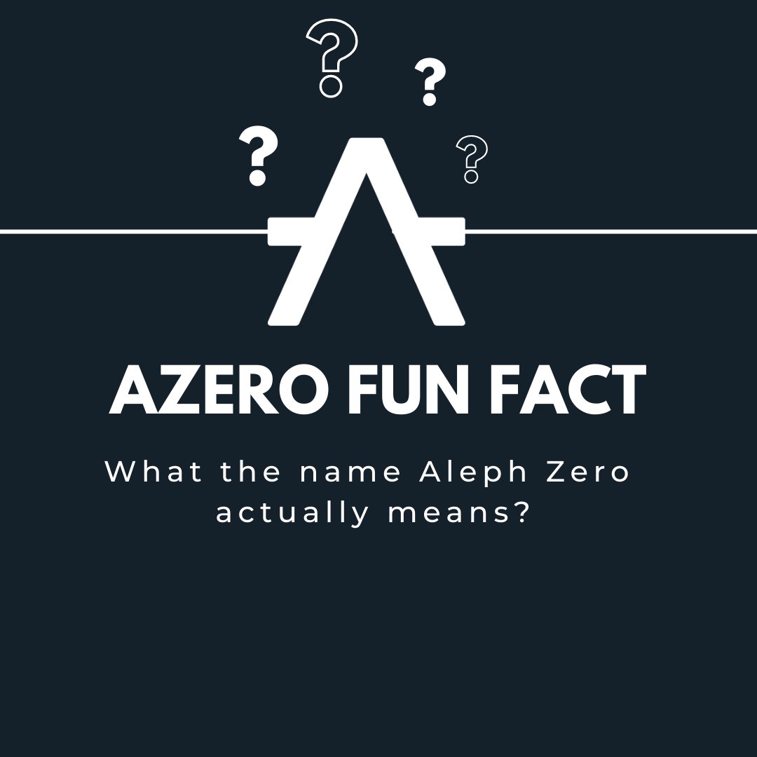 CptLeviCrypto's tweet image. #FunFactWednesday $AZERO

Have you ever wondered what the name 
@Aleph__Zero  actually means?

Aleph-0 is an intriguing concept in mathematics and computer science.

It&apos;s the symbol for the smallest infinite number.. 👇