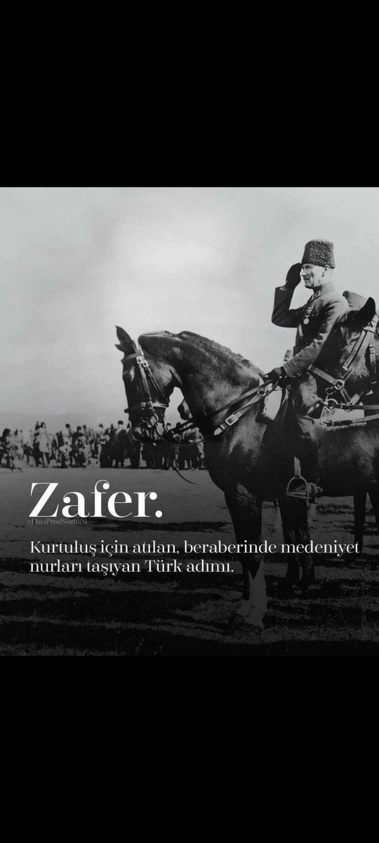 "Evet mutluyum çünkü başardım."
#30AgustosZaferBayramı