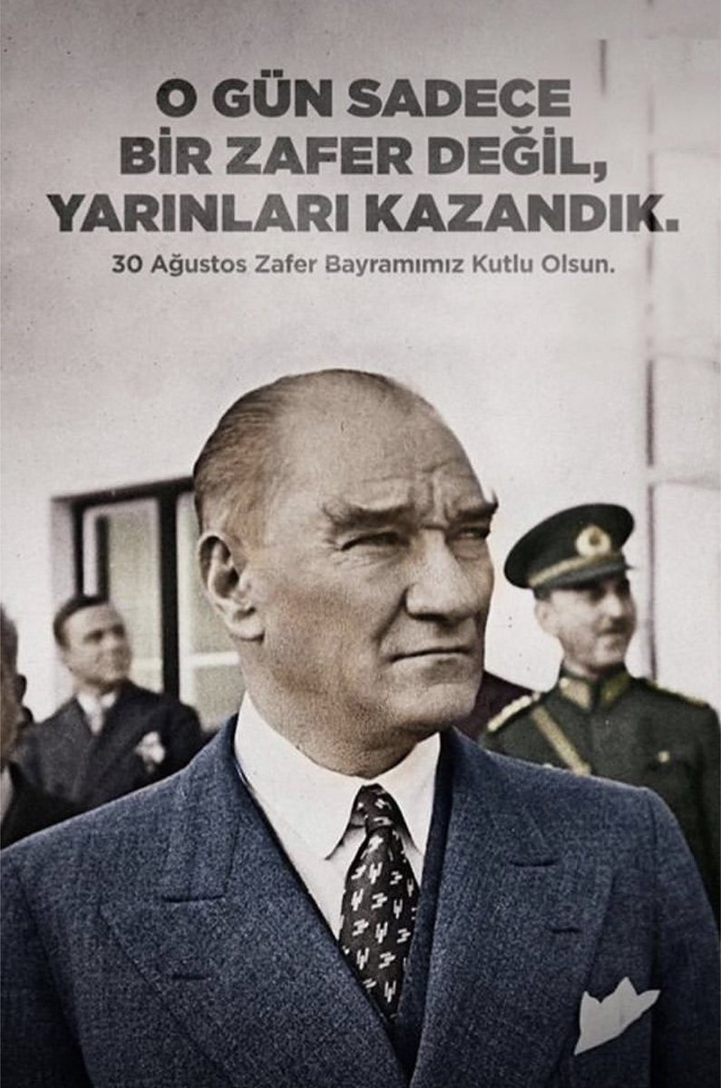 Özgürlüğümüzün ve bağımsızlığımızın zaferi olan
30 Ağustos Zafer Bayramımız kutlu olsun. Saygı, sevgi ve minnetle…
#30AgustosZaferBayramı