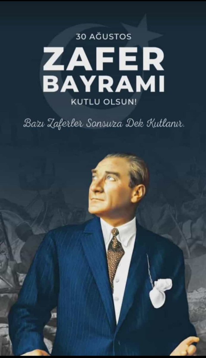 30 Ağustos Zafer Bayramımız kutlu olsun..🇹🇷🇹🇷🇹🇷🇹🇷