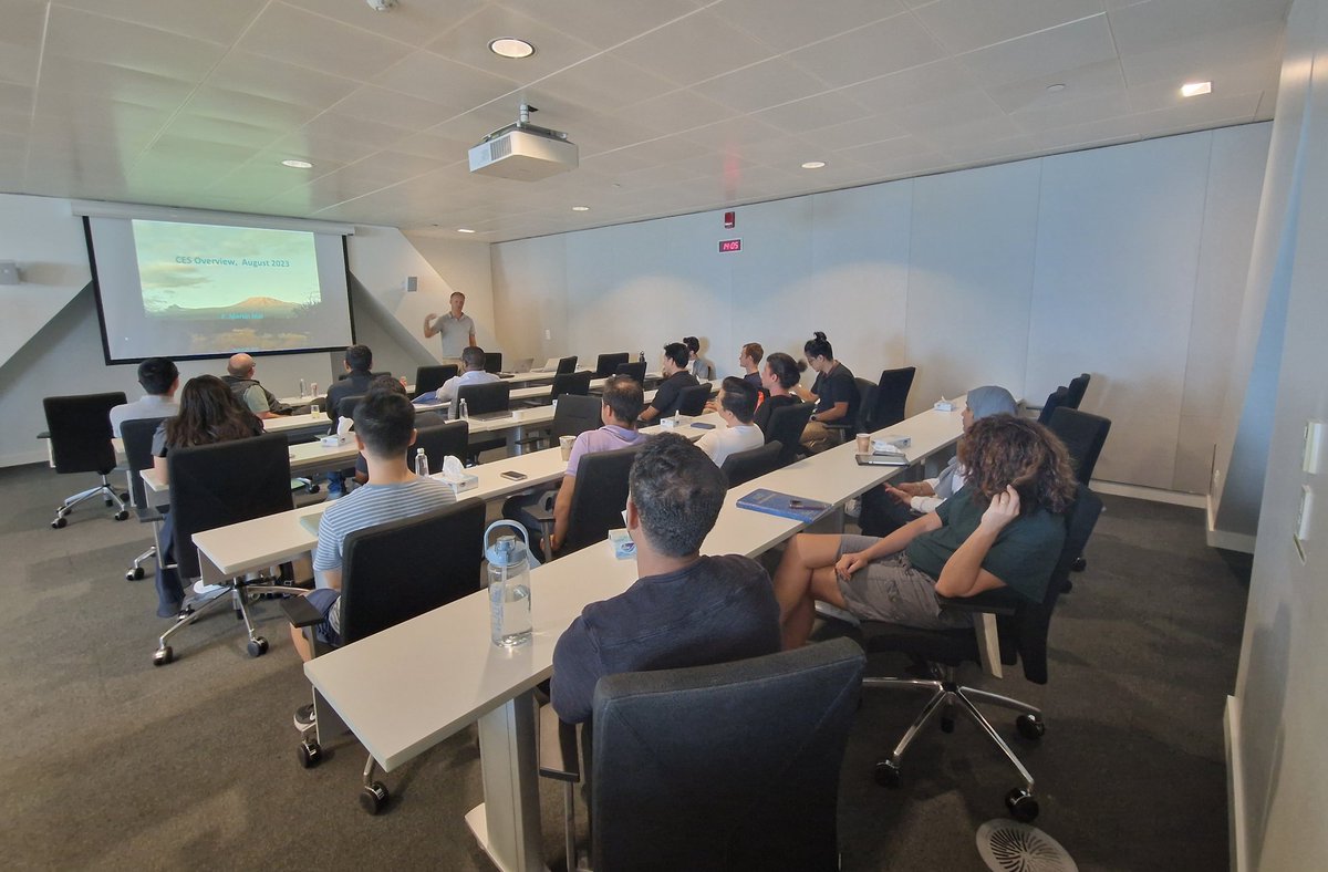 🎉The new academic year 23-24 has begun in the CES Group. Prof Martin Mai (<a href="/Prof_QuakeMod/">Martin Mai</a>) is speaking for the first weekly seminar of the year, introducing new arrivants in the group, new projects etc...
An exiting year to come ! 👏
<a href="/KAUST_PSE/">KAUST PSE</a> <a href="/KAUST_News/">KAUST</a>