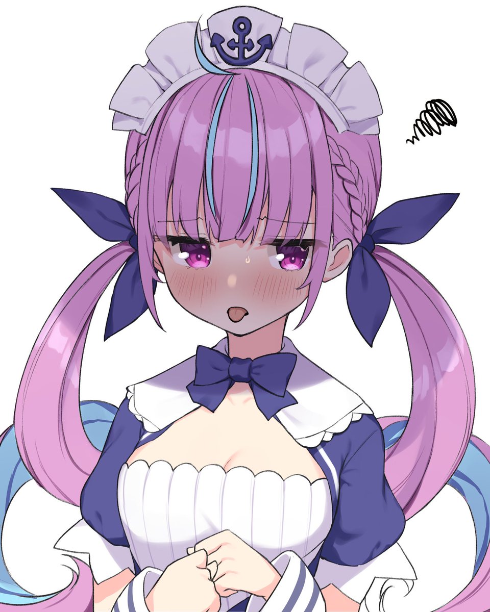 ジト目舌出し良かったですの絵
#あくあーと 