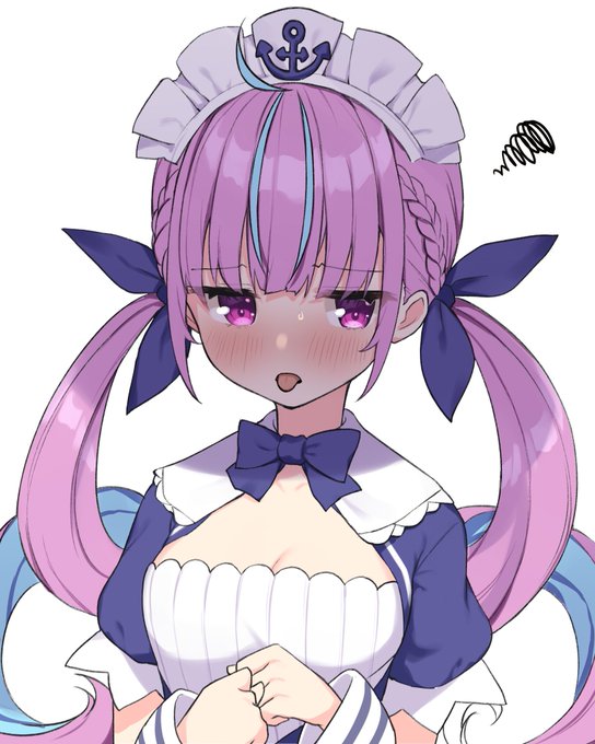 ジト目舌出し良かったですの絵
#あくあーと 