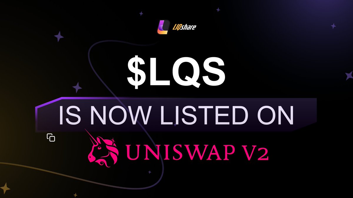 dumper42069's tweet image. ❤️‍🔥LIQShare $LQS just launched 

It belongs to the #DecentralizedLiquidity like $LINQ or #ethlinq

Key features:
🔹 Fully Decentralized platform
🔹 100% #LiquiditySharing to $LQS holders
🔹 Staking for $ETH reward
🔹 Tax 6/6

ECA: 0xd70082eB200975bA1a99f5eCD96c326FE21764c9