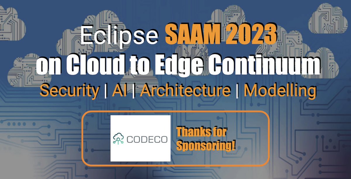 ResearchEclipse's tweet image. We are excited  to announce our sponsor for #eSAAM: @CODECOProject! Thanks to their generous support! Thank you! @ResearchEclipse
