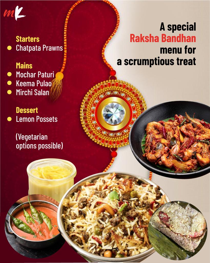 TT_My_Kolkata's tweet photo. What are you cooking for your sibling this Raksha Bandhan? Still thinking? Here are a few recipes to help you out: https://t.co/iRcGM3kMna
#MKRecipes #RakshaBandhan2023 #RakshaBandhan #Rakhi #Recipes #PrawnRecipes #MuttonRecipes #PulaoRecipes #DessertRecipes #IndianFestivals https://t.co/KaWDBEGieC