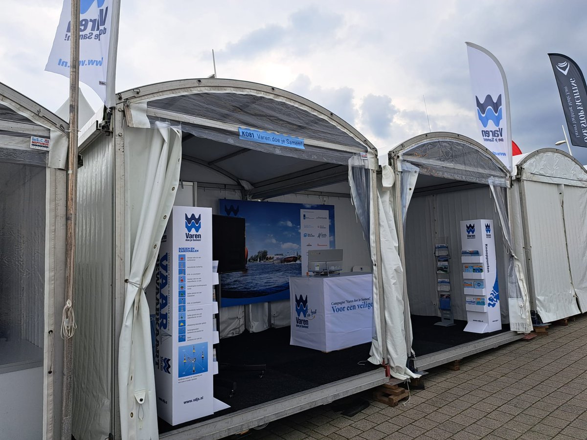 Kom je een vaarbewaarkaart halen bij #VDJS op de Hiswa te Water? Welkom