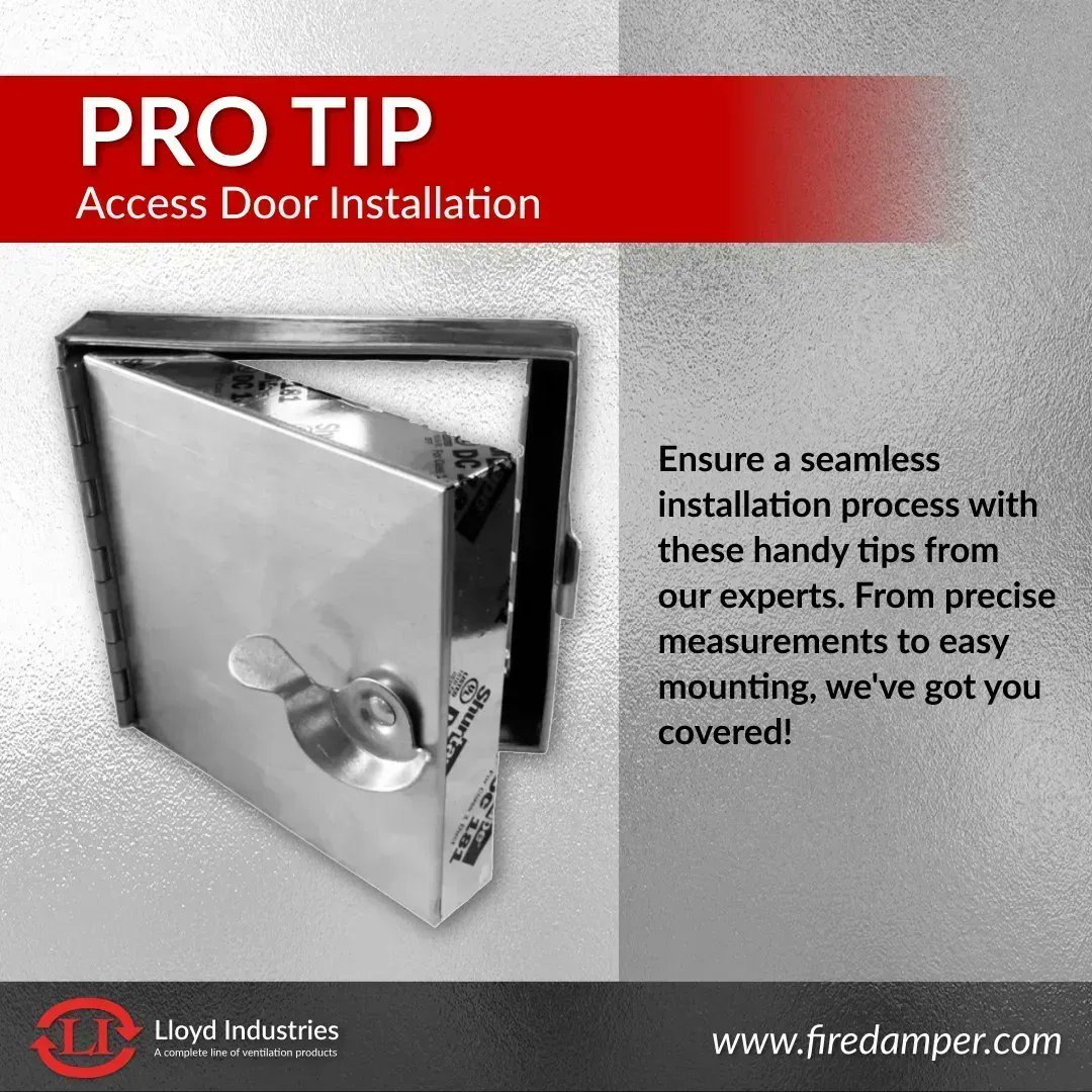 💡 Pro Tips for Access Door Installation 💡

Ensure a seamless installation process with these handy tips from our experts. From precise measurements to easy mounting, we've got you covered! 

buff.ly/3IHCa8m

#AccessDoors #InstallationTips #EasySetup #HVACHacks