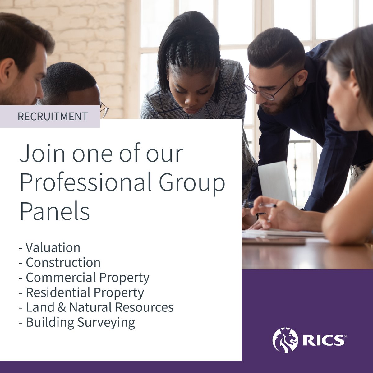 🔎 We're looking for engaged and passionate members!

Serve on the newly formed Professional Group Panels (PGPs) and help shape the RICS strategy and plans for the relevant Professional Groups.

Explore the role 👉 ms.spr.ly/60119pNvz