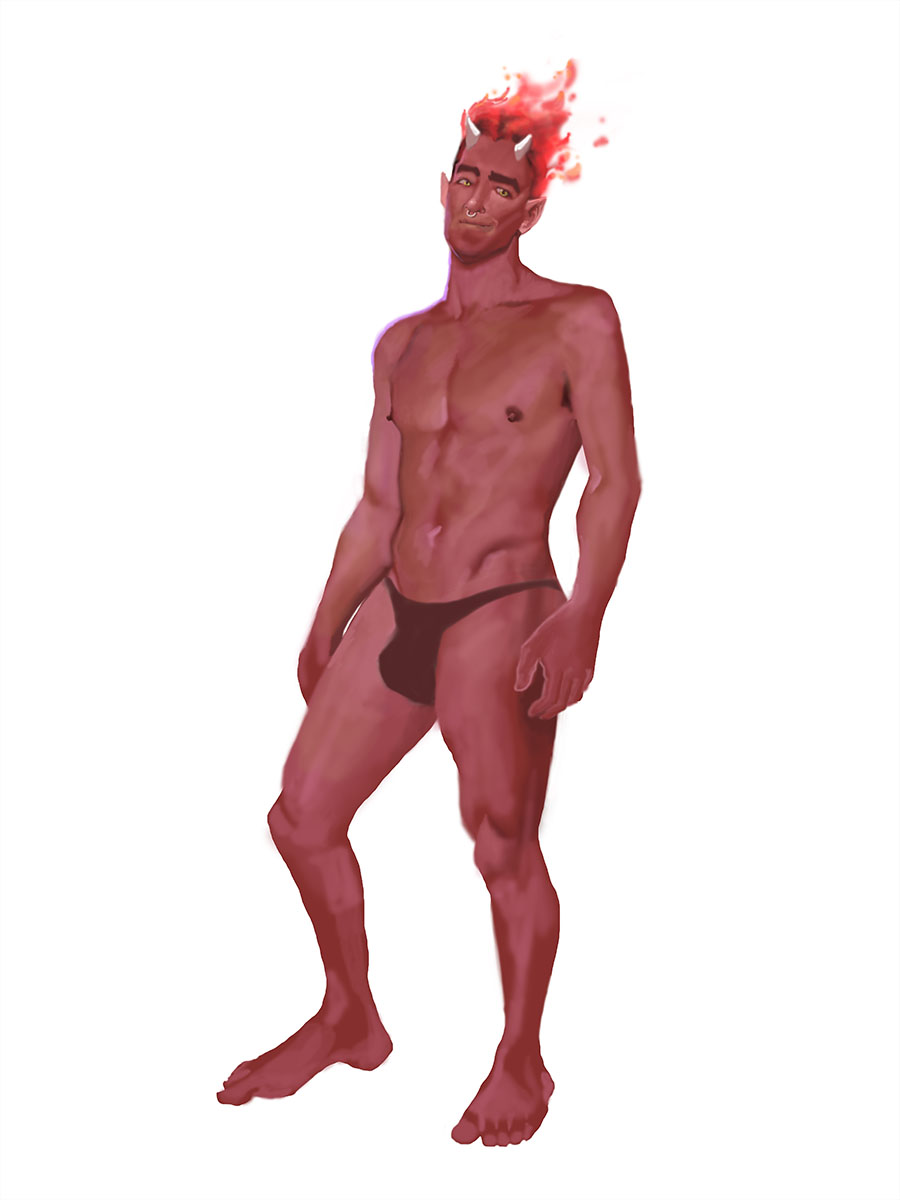majorsketch_art's tweet photo. One of my Patreon pieces for August a hot fire imp. I wonder what mischief he will get up to! You can see the uncensored set and more on my Patreon (link in bio).   #gay #LGBTQ #anime #elf #blue #sexpositive #BL #twink #yaoi #boyslove #anime #digitalart #fire #fireimp #fantasy https://t.co/5Y7ny78tQm