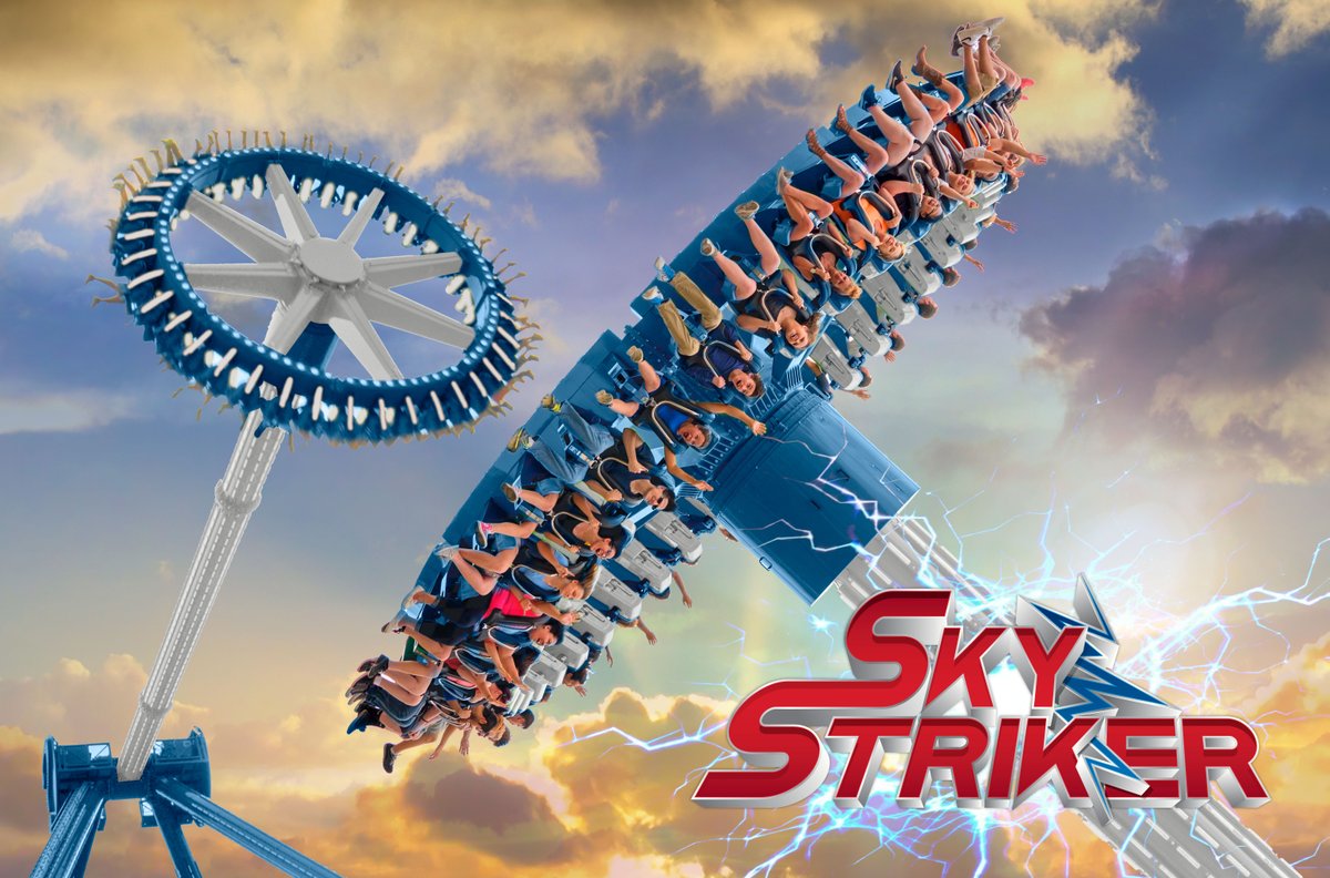 JUST ANNOUNCED: Take to the skies on Sky Striker! See the park like never before in 2024! ➡️ 6fla.gs/SFGAmSkyStriker