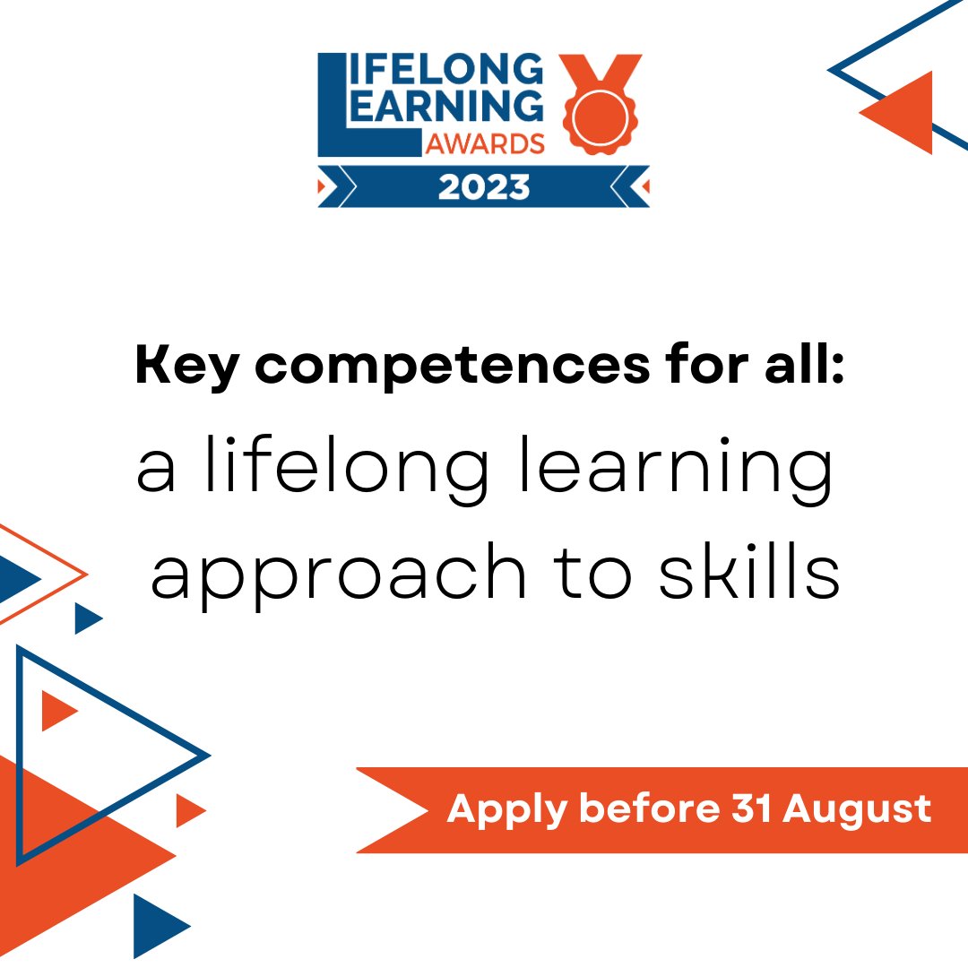 lllplatform's tweet photo. Last chance! ⏰

📣 Do you have an innovative practice in #education &amp; #lifelonglearning?

The #LLLAwards 2023 is looking for practices in transversal competences in formal, non-formal &amp; informal learning environments!

Apply before 31st August: https://t.co/LWbfTHL5Ln https://t.co/IufAC2yHZO