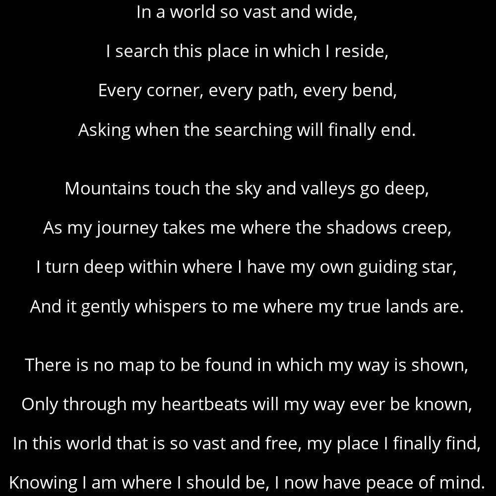 GeometricPoems's tweet photo. This poem is a journey through the mountains of life to find my place in this world. The challenges allow me to witness life’s wonders.

Read more about it: https://t.co/SxCkad7192

#GeometricPoems #Mountains #WritingCommunity #PoetryTwitter #PoetryCommunity #Poem #Poet #Poetry https://t.co/oJb82xaVte