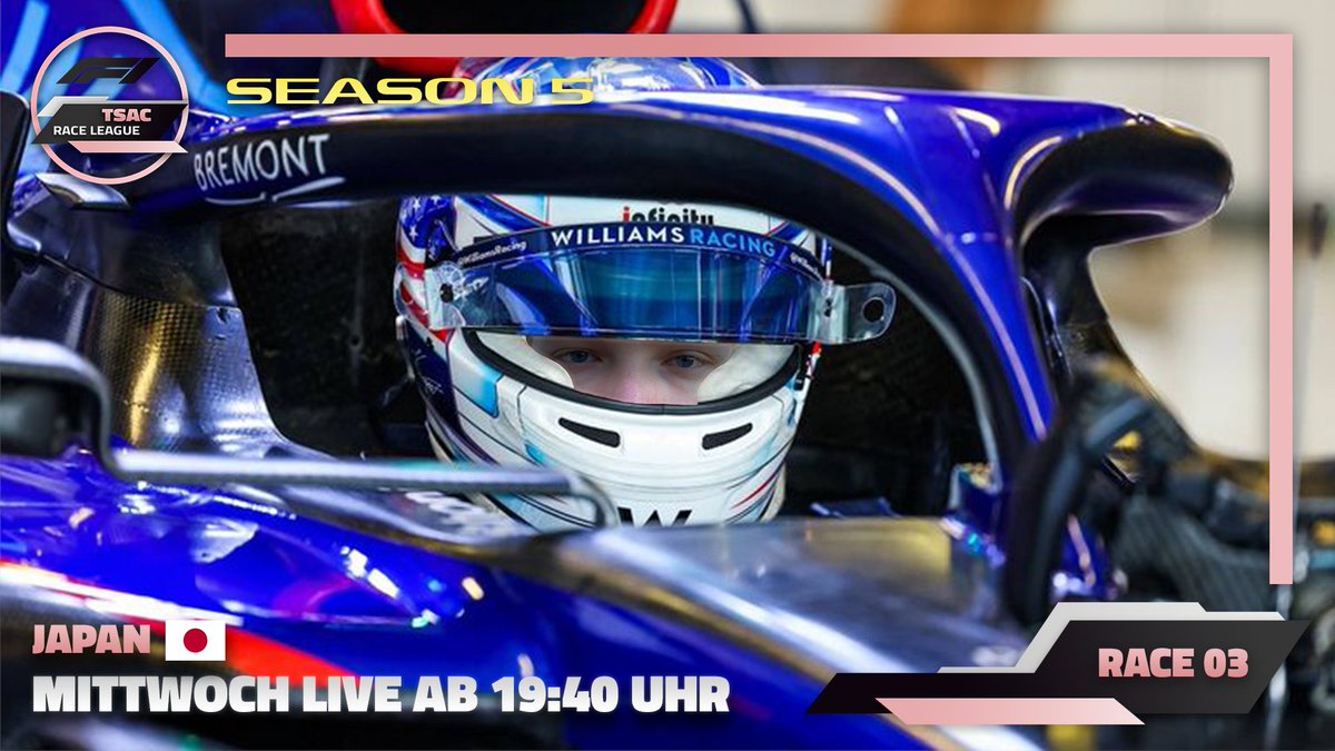Heute ist es soweit!
Runde 3 der #TSAC UND Beginn der neuen #TSACFantasyLeague!
Japan ist unser heutiger Aufenthaltsort und diese Strecke hat es in sich!
Asari konnte letztes Rennen einen "last minute" Sieg einfahren und geht heute mit viel Selbstvertrauen an den Start!
🇯🇵🗾🏎️🏁