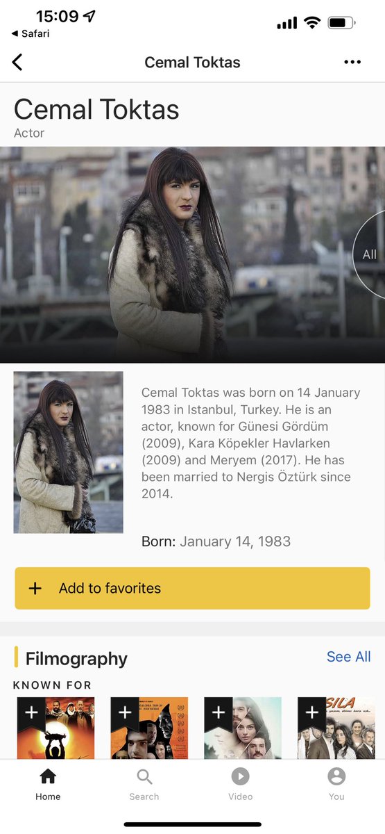 #cemaltoktas isimli şahsın dünyaca ünlü sinema platformu IMDB ‘de seçtiği profil resmi budur. Bu adamın ne olduğunu tüm Türkiye bilsin. Casting yapan kişilerin dizide kimleri oynatacağını daha hassas terazilerden geçirmeli. Türk ve Islami değerler gayet yeterli bir mizandir.