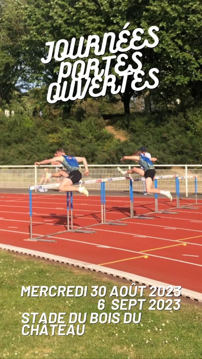 Portes ouvertes du Lorient Athletisme Club de la <a href="/VilledeLorient/">Ville de Lorient</a> 
AUJOURD’HUI 18/20h au stade du bois du château de Lorient