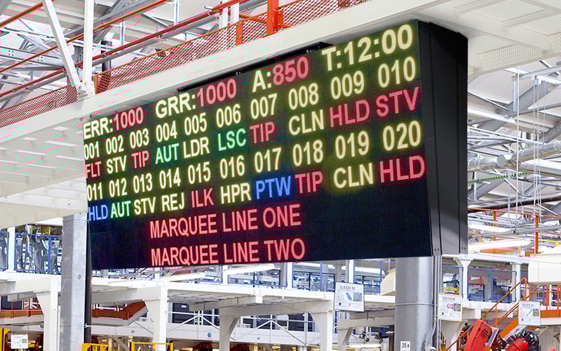 electro_matic's tweet image. Using #LEDsigns in your manufacturing plant can improve productivity in many directions. Learn how implementing #VisualFactoryLED displays can jump production.