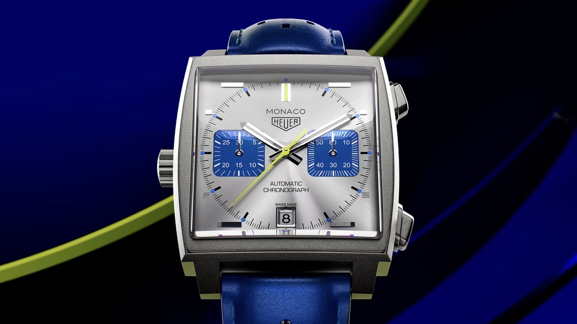 apexmagza's tweet image. #WatchWednesday - “Defiantly cool”, the latest limited-edition @TAGHeuer Monaco's Racing Blue colour scheme, reminiscent of the hue French drivers wore to stand out from their rivals, evokes the early days of motor racing.

tinyurl.com/33mksfuc