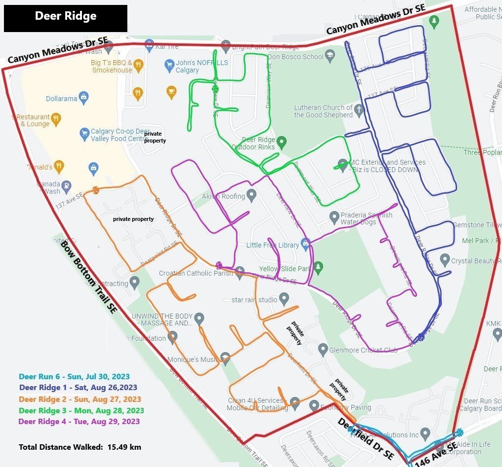 WalkingCalgary's tweet photo. Yesterday we completed walking #DeerRidge, the 102nd #Calgary community that we have now walked all of the residential streets in.
#yyc https://t.co/0WVPME31b1