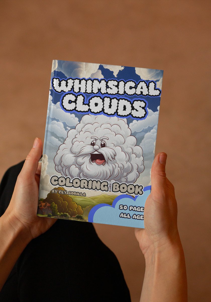 FlyGorillaBooks's tweet image. Check Out our Whimsical Clouds Coloring Book

Available in paperback here amazon.com/dp/B0CGWMYBBV
and 
Digital Download here flygorilla.co.uk/whimsical-clou…

#cloudcoloringbook #coloringbooks #coloringforrelaxation #flygorillabooks