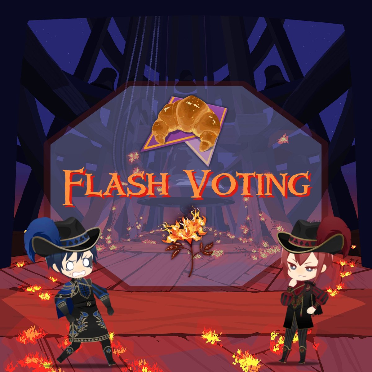 TwstRarepair's tweet photo. While #rarepairsummer is hitting its final notes, preparation for #rarepairhalloween are in full swing!
But oops~ We received way too many prompt submissions to choose from!
Join our Discord and help with our flash voting to shape this upcoming event!
#twst #twistedwonderland https://t.co/bZFegYNnEE