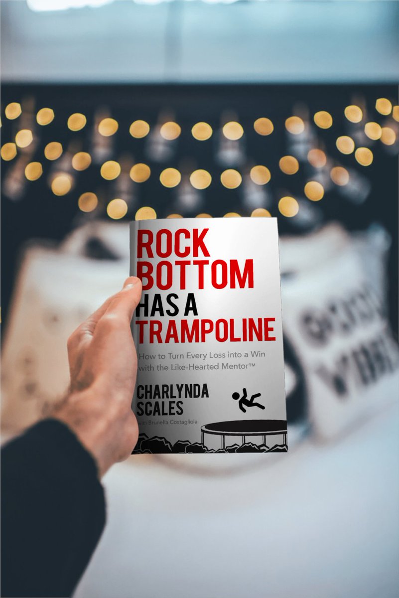 wbrandpub's tweet image. 👀 #CoverReveal 👀 Feast your eyes on the business bounce-back book ROCK BOTTOM HAS A TRAMPOLINE by serial entrepreneur and U.S. Air Force reservist @CharlyndaJean Scales to drop on Oct. 31.

About Charlynda: tinyurl.com/k9jfjsc6
#FallRelease #RockBottomHasATrampoline