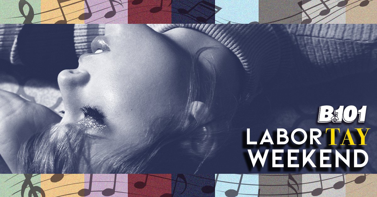 B101Philly's tweet photo. Calling all #Swifties! 🌟 Summer is winding down &amp; we're celebrating with the artist of the summer, @taylorswift13! 🤩

Listen live ALL #LaborTAYWeekend for your fav #TaylorSwift songs 🎵 Plus, listen Tuesday at 7:40 AM for a MAJOR Taylor announcement!
📲 https://t.co/6v4G0WXKXG https://t.co/k3uSj6Z8dW