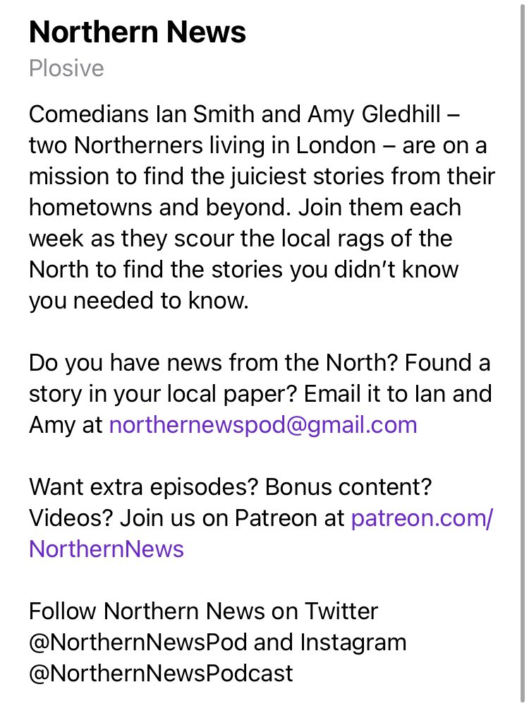 It’s Friendsday! This week, why not be friends with @NorthernNewsPod with @Iansmithcomedy and @ThatGledhill Check it out, wherever you get your podcasts!
