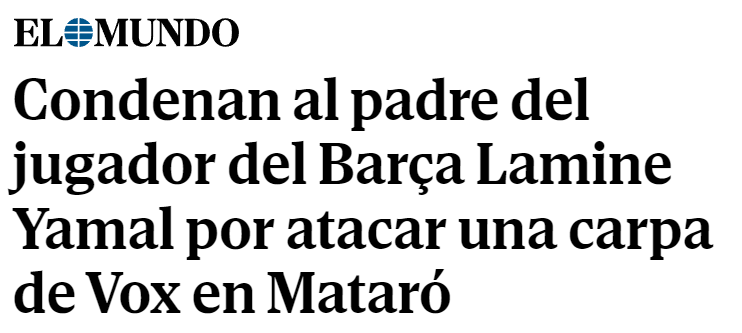 És precís recordar que Mounir Nasroui no només és el pare de Lamine Yamal, també ho és el nostre. I esperem que el vostre també.