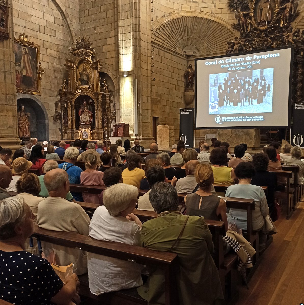 CoralPamplona's tweet photo. "Sobresaliente concierto de la Coral de Cámara de Pamplona"
✍️Crítica en @diariovasco acerca del concierto que La Coral ofreció en 𝗤𝘂𝗶𝗻𝗰𝗲𝗻𝗮 𝗔𝗻𝗱𝗮𝗻𝘁𝗲 @QuincenaMusical en el 20ºaniversario del fallecimiento de J. Oteiza
👉https://t.co/SFW3FSUnSf
📸Joxe Mari Olasagasti https://t.co/gyjZn9uV8L