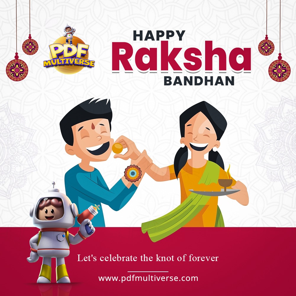 PdfMultiverse's tweet image. The bond is always meant to give happiness in many ways. Happy Raksha Bandhan

Visit: pdfmultiverse.com

#pdfmultiverse #pdf #india #usa #japan #korea #wordtopdf #ppttopdf #exceltopdf #jpgtopdf #mergepdf #splitpdf #extractpdf #compresspdf #signpdf #rakhi #rakshabandhan