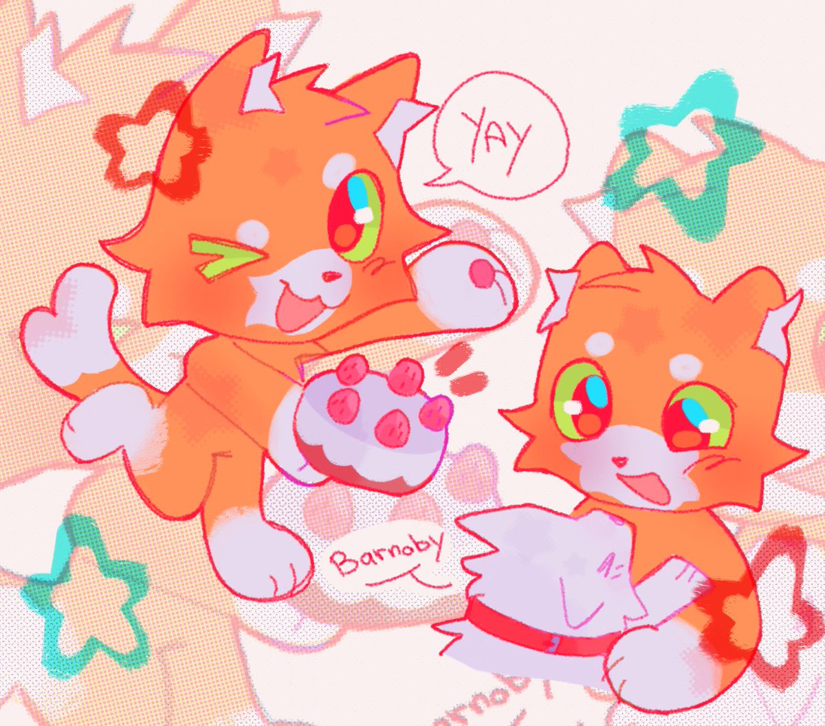caviarr39's tweet photo. @stampylongnose This is a redraw of an old art ive made years ago 
i always draw stampy with barnoby in every textbook i had in elementary, brings back memories 
thank you for the heartwarming childhood stampy 💗
i would have not been the same person i am today https://t.co/YZnNbWiKPd